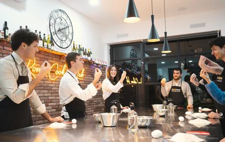 Rome Pasta Making Class with Italian Sauces and Wine Included