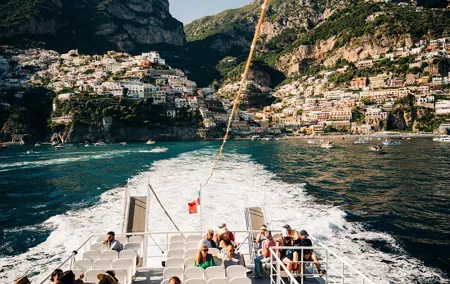 Positano & Amalfi Full Day Tour from Rome, with Scenic Boat Ride
