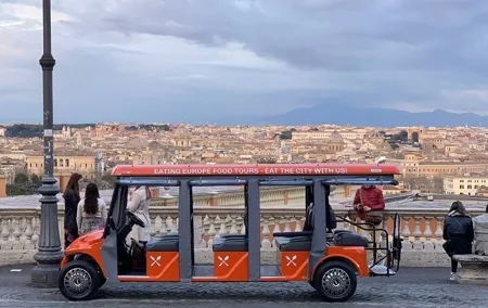VIP Rome Golf Cart Food Tour with Eating Europe