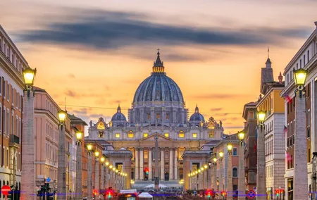 Tour of St. Peter's Basilica, Holy Door and Dome