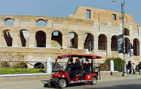 Ancient Rome Tour in a Golf Cart