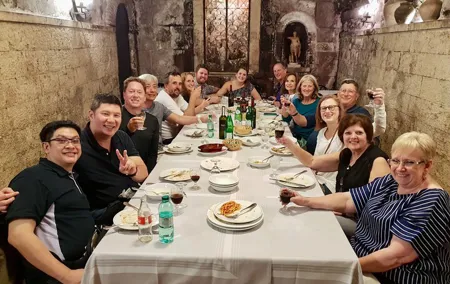 Jewish Ghetto and Campo Dè Fiori By Night Food, Wine and Sightseeing Tour