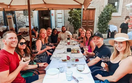 Jewish Ghetto and Navona Food Wine and Sightseeing Tour of Rome