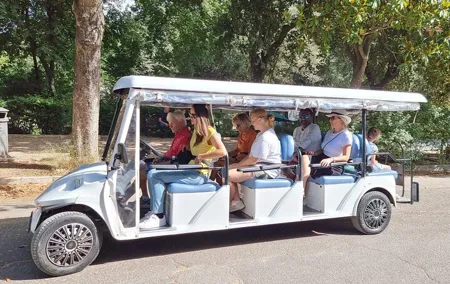 Rome Golf Cart Tour from Villa Borghese Gardens