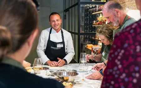 Authentic Roman Pasta & Tiramisu Experience with Italian Wine