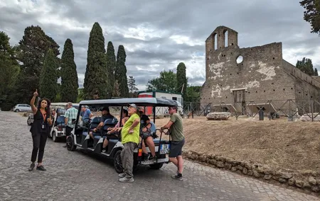 Rome: Appian Way & Catacombs Golf Cart Tour - Shared|Small groups