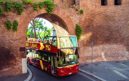 Rome Big Bus Hop-On Hop-Off Sightseeing Tour and River Cruise