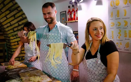 Rome Cooking Class 2-in-1: Make Fresh Pasta and Tiramisu Together