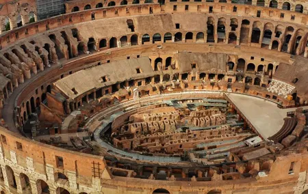 Colosseum Arena Floor Twilight Tour with Imperial Forums