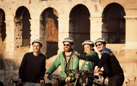 Rome City Small Group Bike Tour with quality Cannondale EBike