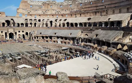 Colosseum Arena Floor Roman Forum and Palatine Hill Live Guide