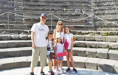 Rome to Pompeii Tour for Kids & Families w Hotel Pickup & Skip-the-Line Tickets