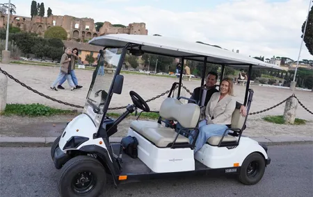 Rome Highlights (Night) Tour by Electric Golf Cart