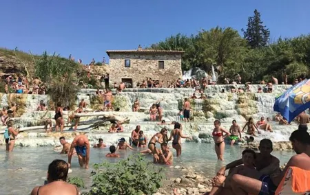 Private Full-day Cascate del Mulino Hot Springs from Rome