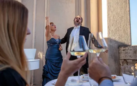 Open-Air Opera Concert with Terrace Aperitif in the Heart of Rome
