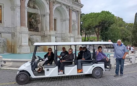 Private 3 H Panoramic Tour of Rome By Golf Cart - pick-up included
