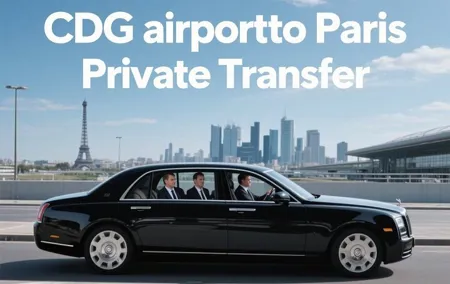 Paris: Private One-way Airport Transfer to/from CDG Airport