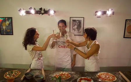 Rome Pizza Making Class with Spritz Cocktails