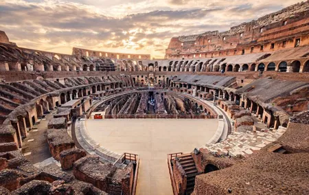 Colosseum Arena Floor & Ancient Rome Semi Private Tour Max 6 PPL