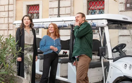 Explore Rome Highlights by Golf Cart Tour private tour