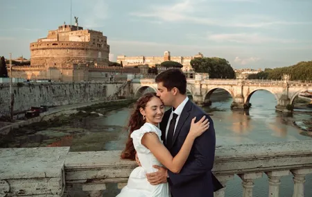 Professional photoshoot in Rome