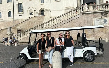 Rome Highlights by Golf Cart Private Guided Tour