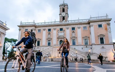 Rome City E-Bike Tour in Small Groups