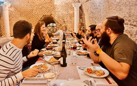 Rome Private Guided Food Wine Tour at Navona & Jewish Ghetto area