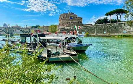 Rome Tiber RiverBoat Ride and Undergrounds Catacombs Guided Tour