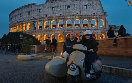 Vespa Sidecar Tour Rome by Night