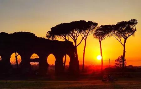 The ancient aqueducts of Rome