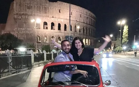 The Original Fiat 500 Night Tour of Rome