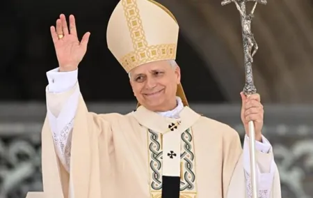 Meet Pope Leo XIV at St Peter Square Vatican City
