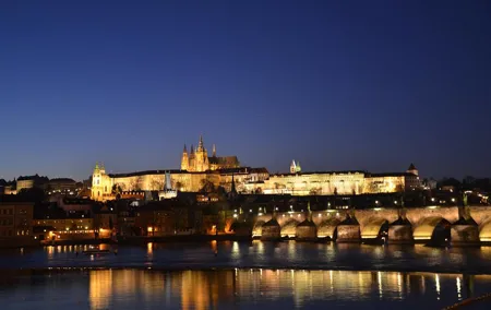 Prague evening/lights tour by car