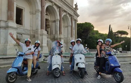 Rome by Night Vespa Tour