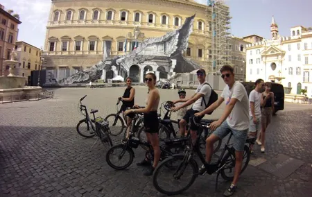Rome Highlights by E-Bicycle Small group