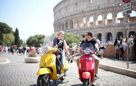 Explore Rome by Vespa With Pick up and Drop Off