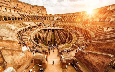Sightseeing Self Guided Tour with Colosseum in Rome