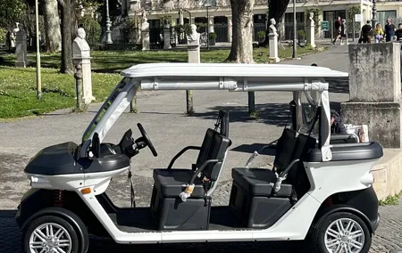 Golf Cart Around Imperial Rome
