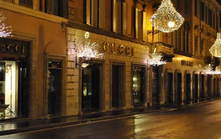 Shopping in Rome: Private Golf Cart Tour
