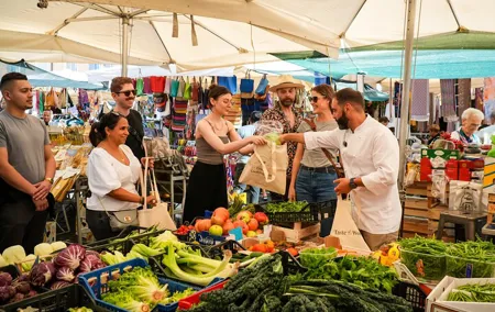 Farmer's Market and Pasta Making with Italian Wine