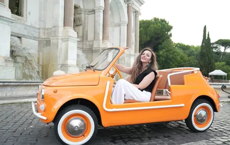 Cabriolet Vintage Fiat 500 City tour with Photoshoot