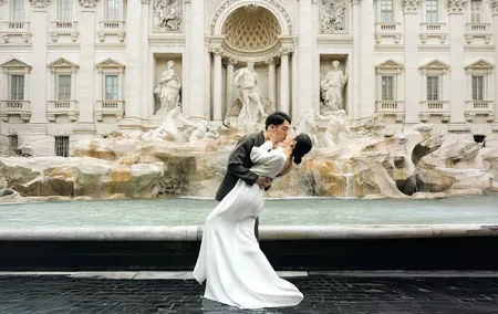 Rome Early Morning Private Photoshoot at the Trevi Fountain