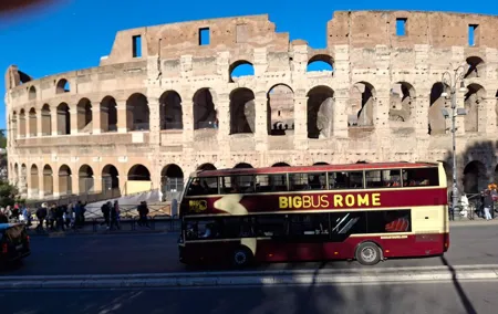 Rome in Freedom Open Bus Tour. Hop On Hop Off. BIG BUS/T.Y.T.