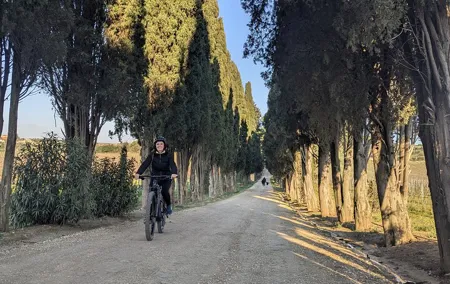 Rome: Frascati Vineyard Bike Tour with Train Tickets