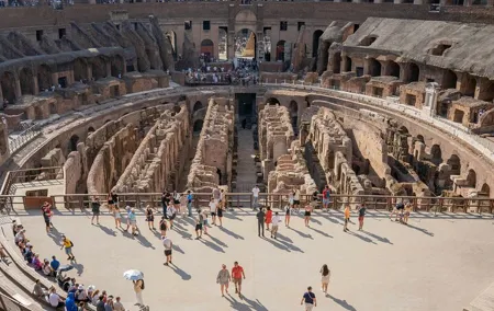 Colosseum Arena Floor and Arches Guided Tour Express