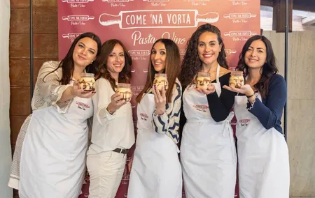 Rome: Pasta and tiramisu class with wine pairing at Come Na Vorta