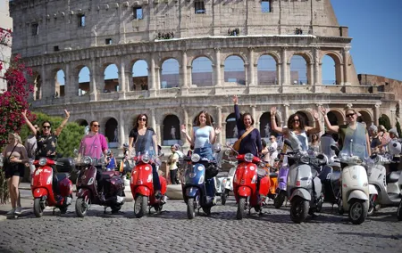 Explore Rome on Vintage Vespa with Tiramisu