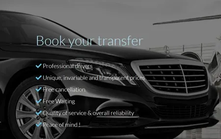 Private round trip transfer from/to Paris airports