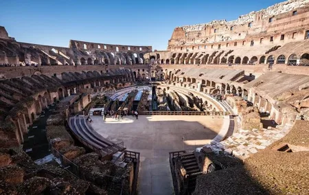Arena Colosseum Sightseeing Self Guided Tour in Rome